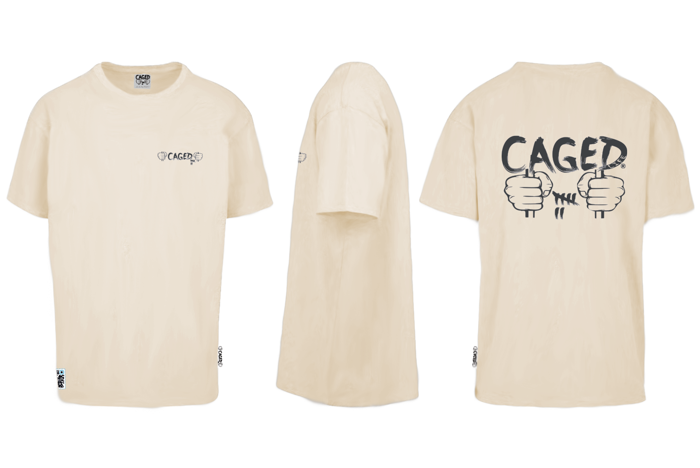 Steel Bars, Oversized T-Shirt (CL302)